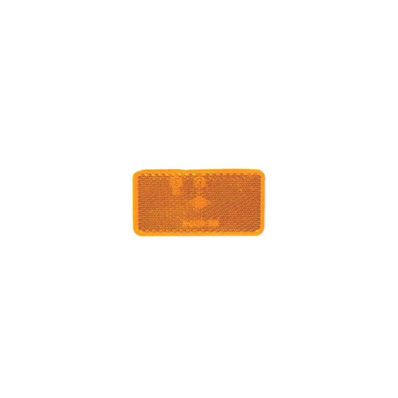 CATADIÓPTRICO ÁMBAR ADHESIVO 80 X 41 MM