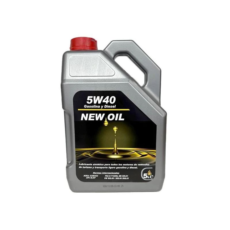 ACEITE 5W40 NEW OIL 5 LITROS
