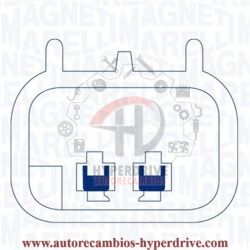 ELEVALUNAS TRASERO DERECHO RENAULT 19 (AC152, 350103152000)