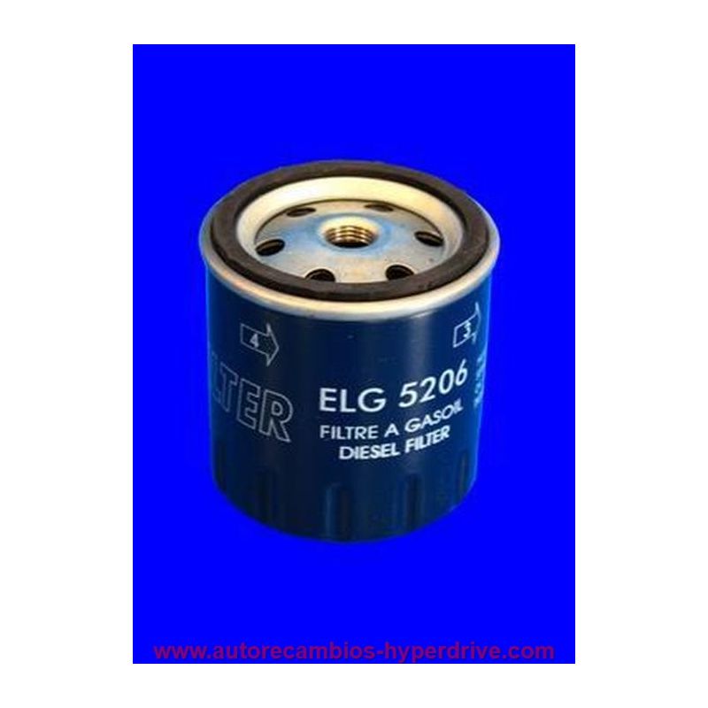 FILTRO COMBUSTIBLE MECAFILTER MERCEDES-BENZ (ELG5206)