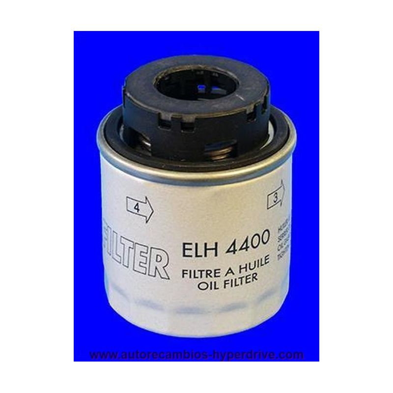 FILTRO ACEITE MECAFILTER AUDI/SEAT/SKODA/VW (ELH4400)