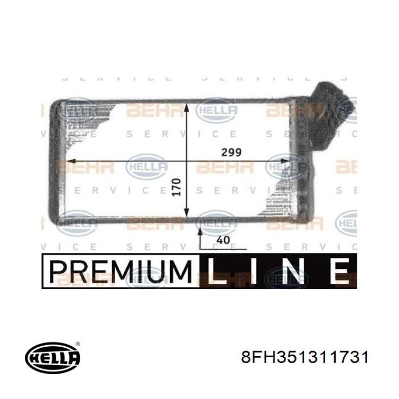 RADIADOR CALEFACCION CITROEN JUMPY- FIAT SCUDO- PEUGEOT EXPERT