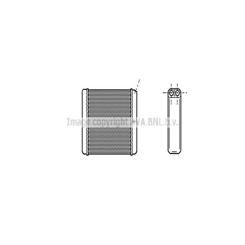 RADIADOR CALEFACCION OPEL CALIBRA (C89) VECTRA A (J89) (89-98)