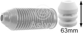 ASLYX AS506782 - JGO FUELLE Y TOPE SUSPENSION VW (63