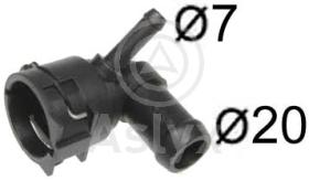 ASLYX AS535836 - CONECTOR ACODADO VW 20MM + PIPETA