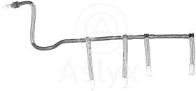ASLYX AS592019 - RETORNO INYECTORES PSA 2.0DW10 DELP