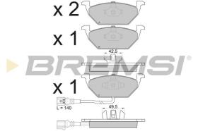 BREMSI BP2848 - JUEGO PASTILLAS DE FRENO BREMSI