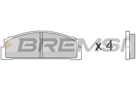 BREMSI BP2001 - PASTIGLIE FRENO - BRAKE PADS