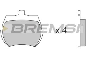 BREMSI BP2012 - PASTIGLIE FRENO - BRAKE PADS