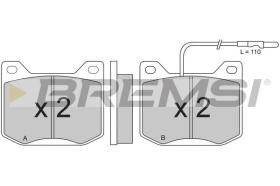 BREMSI BP2014 - PASTIGLIE FRENO - BRAKE PADS