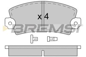 BREMSI BP2018 - PASTIGLIE FRENO - BRAKE PADS