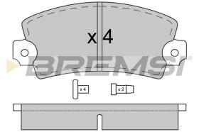 BREMSI BP2026 - PASTIGLIE FRENO - BRAKE PADS