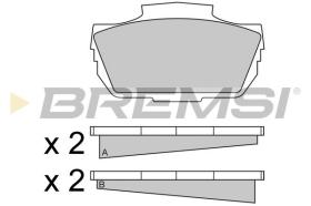 BREMSI BP2030 - PASTIGLIE FRENO - BRAKE PADS