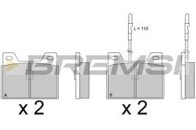 BREMSI BP2066 - PASTIGLIE FRENO - BRAKE PADS