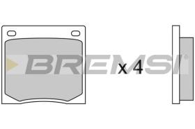 BREMSI BP2070 - PASTIGLIE FRENO - BRAKE PADS