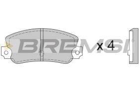 BREMSI BP2074 - JUEGO PASTILLAS DE FRENO BREMSI
