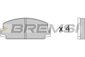 BREMSI BP2077 - PASTIGLIE FRENO - BRAKE PADS