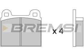 BREMSI BP2082 - PASTIGLIE FRENO - BRAKE PADS
