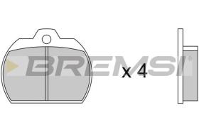 BREMSI BP2083 - PASTIGLIE FRENO - BRAKE PADS