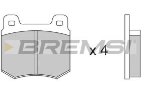 BREMSI BP2084 - PASTIGLIE FRENO - BRAKE PADS