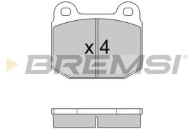 BREMSI BP2085 - PASTIGLIE FRENO - BRAKE PADS