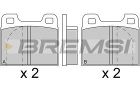 BREMSI BP2088 - PASTIGLIE FRENO - BRAKE PADS