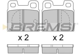 BREMSI BP2090 - PASTIGLIE FRENO - BRAKE PADS