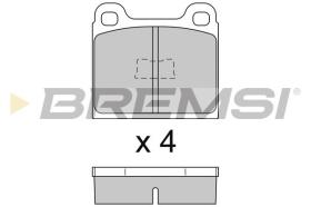 BREMSI BP2091 - PASTIGLIE FRENO - BRAKE PADS