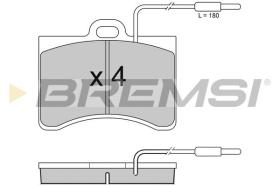 BREMSI BP2092 - PASTIGLIE FRENO - BRAKE PADS