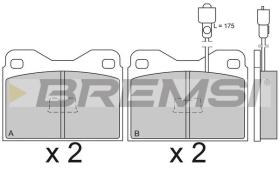 BREMSI BP2098 - PASTIGLIE FRENO - BRAKE PADS