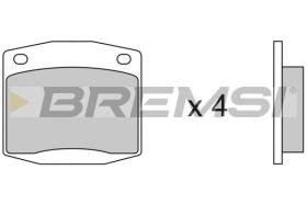 BREMSI BP2116 - PASTIGLIE FRENO - BRAKE PADS