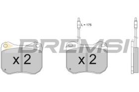BREMSI BP2118 - PASTIGLIE FRENO - BRAKE PADS