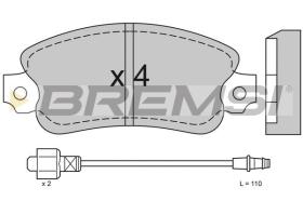 BREMSI BP2127 - PASTIGLIE FRENO - BRAKE PADS
