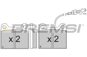 BREMSI BP2131 - PASTIGLIE FRENO - BRAKE PADS
