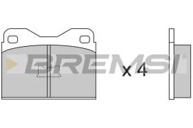 BREMSI BP2136 - PASTIGLIE FRENO - BRAKE PADS