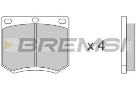 BREMSI BP2139 - PASTIGLIE FRENO - BRAKE PADS