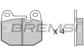 BREMSI BP2144 - PASTIGLIE FRENO - BRAKE PADS