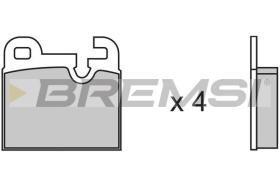 BREMSI BP2145 - PASTIGLIE FRENO - BRAKE PADS