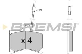 BREMSI BP2148 - PASTIGLIE FRENO - BRAKE PADS