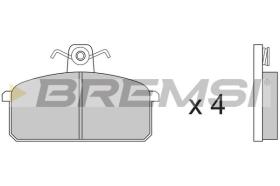 BREMSI BP2151 - JUEGO PASTILLAS DE FRENO BREMSI