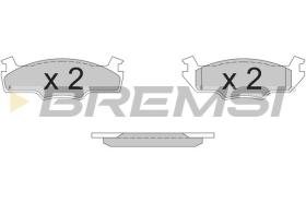 BREMSI BP2162 - PASTIGLIE FRENO - BRAKE PADS