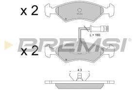 BREMSI BP2163 - PASTIGLIE FRENO - BRAKE PADS