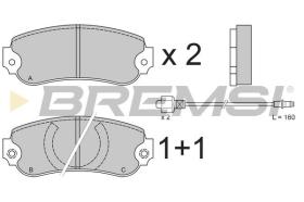 BREMSI BP2175 - JUEGO PASTILLAS DE FRENO BREMSI
