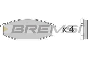 BREMSI BP2180 - PASTIGLIE FRENO - BRAKE PADS