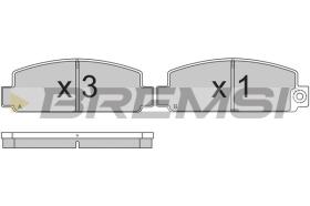 BREMSI BP2183 - PASTIGLIE FRENO - BRAKE PADS