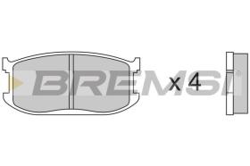 BREMSI BP2191 - JUEGO PASTILLAS DE FRENO BREMSI