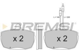 BREMSI BP2204 - PASTIGLIE FRENO - BRAKE PADS