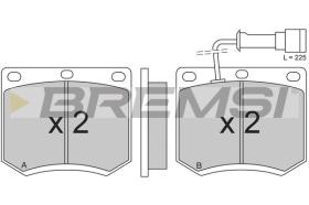 BREMSI BP2205 - PASTIGLIE FRENO - BRAKE PADS