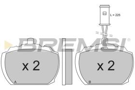 BREMSI BP2207 - PASTIGLIE FRENO - BRAKE PADS