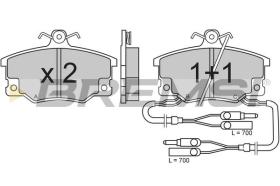 BREMSI BP2210 - PASTIGLIE FRENO - BRAKE PADS